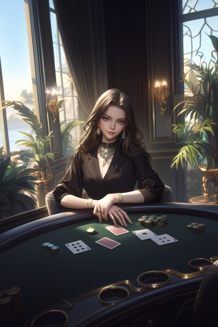 Studio live dealer komic menampilkan meja roulette dengan multiple camera angles dan antarmuka taruhan yang responsif
