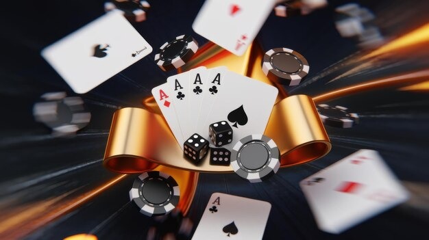 Studio live dealer komic menampilkan meja blackjack dengan dealer profesional dan kamera multi-sudut